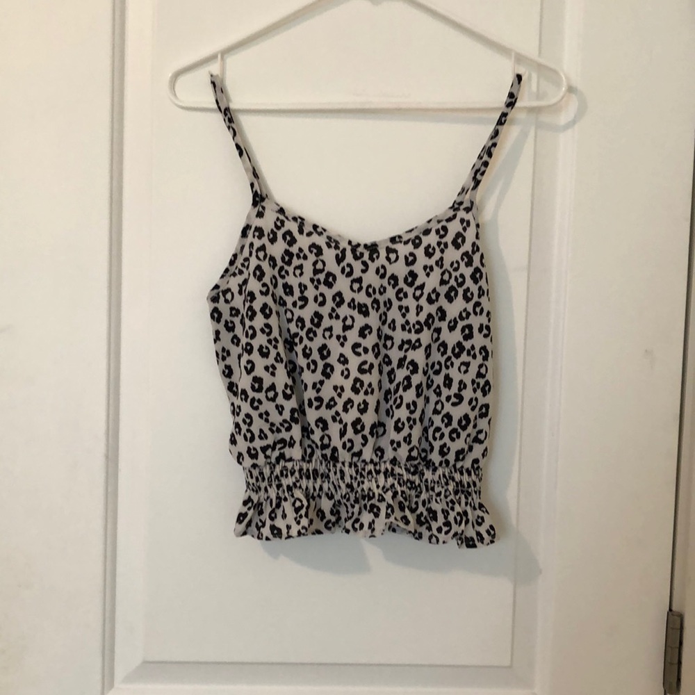 Animal print blouse, brand new